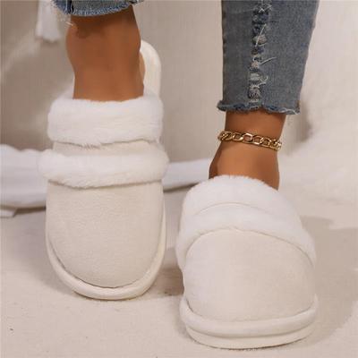 Winter Warm Women Slippers Cute Fluffy Slippers Lady Faux Fur Women's Slippers High Quality Female Footwear Indoor Cotton Shoes