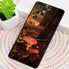 Mushroom Forest print Silicone Phone Case For Samsung Galaxy note 10 pro S26 S25 S24 S23 S22 S21 Plus S25Ultra Capa Cover