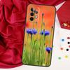 Blue Cornflowers Delphinium For Samsung Galaxy A55 A53 A33 A13 A35 A15 A36 A56 A26 A16 A22 A32 A52 A54 A34 A06 A05 Case