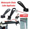 1-10 Stück Motorradkettenöler Spray Getriebe Motorradkettenöl-Applikator Getriebe Schmierfrei Kettenwachs Kettensäuberungsaufsatz