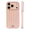 Rojo Marrón Retro Adecuado para Funda de Teléfono Móvil Apple 17promax Iphone16 Rayas Puntos de Onda 15 Soporte Magnético 13 Carcasa Blanda