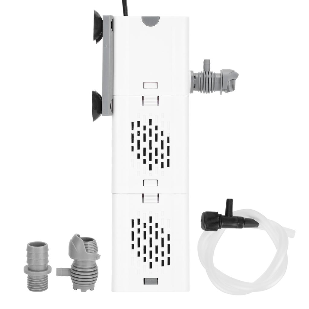 ZYN61 Builtin Fish Tank Filter Submersible Quiet Aquarium Filter Water Pump Box