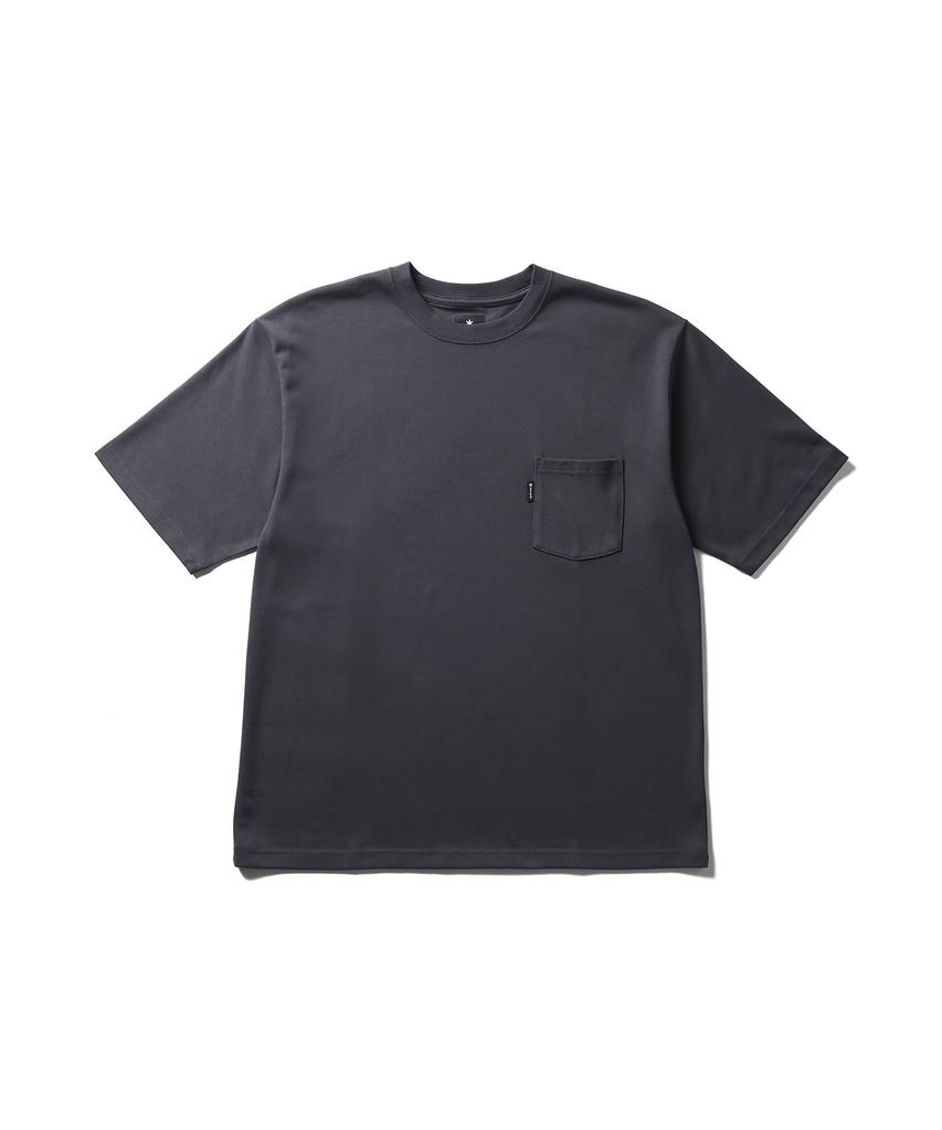 Snow Peak New Standard Pocket Short Size L T-Shirt NSD-TS-25AU001 T-shirt Sleeve Men's / Women's CHARCOAL Direct from Japan