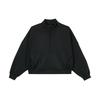 (WMNS) 24.7 ImpossiblySoft Dri-FIT 1/2-Zip T-shirt Oversized Fit 'Black' Women's HQ8189-010