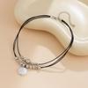 Fashion Niche Simple Bead Necklace, Ladies' Temperament Pendant Necklace, Versatile Daily Commuting Accessory