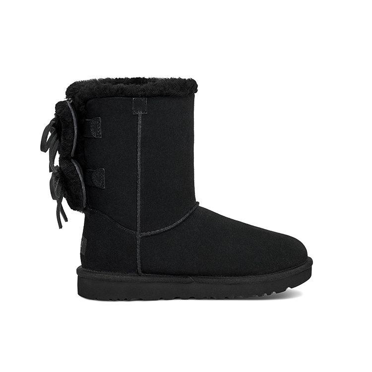 UGG Classic Double Bow Short 'Black' Women's 1127131-BLK