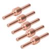   Cutter Consumables, PT31 Electrode Tip Nozzle Cup Kit, Made of Premium Ceramic and Red Copper, with 40pcs Replacement Parts, for CT312