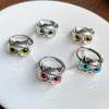 DIMANAF Women Jewelry Steel Ring Elegnat Lady Vintage Cats Rings 2025