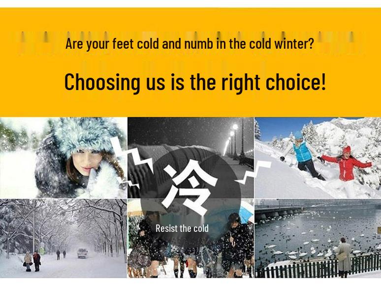 Men's Winter Wool High-Top Leather Snow Boots, Thick & Warm, Non-Slip Outdoor Mongolian Horse Style.