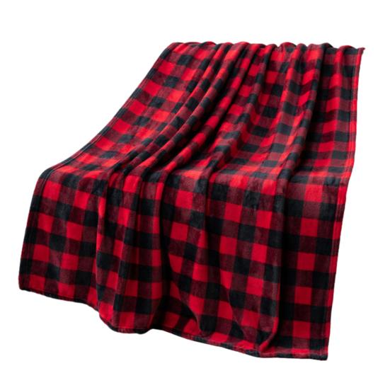 

Christmas Flannel Blanket Snowflake Throw Blanket Warm Plush Blanket Cabin Throw for Couch Sofa Bed Office Holiday Decoration 130x150cm
