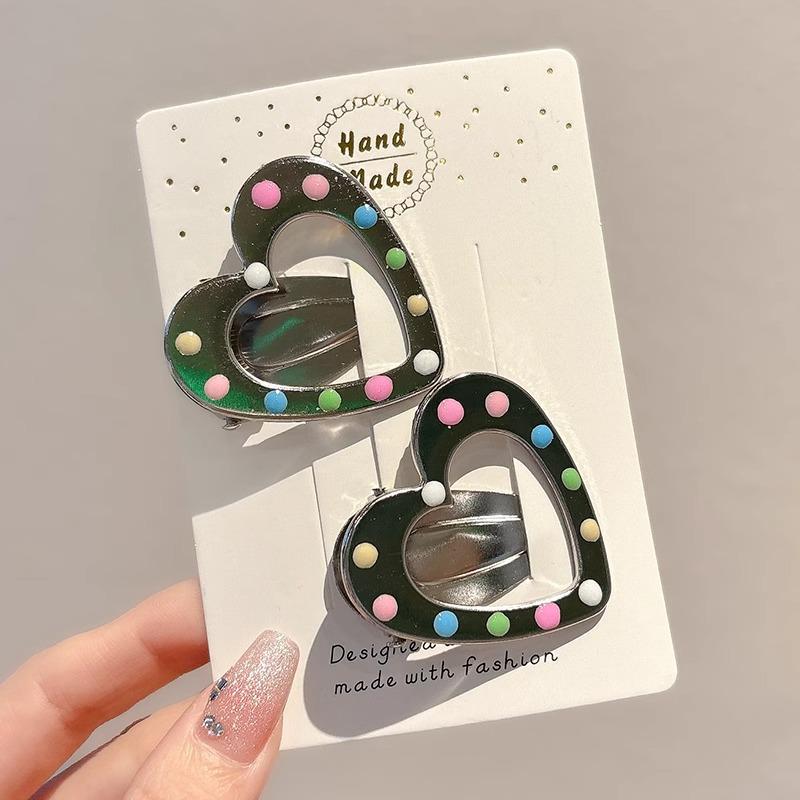 Autumn & Winter Coffee Hair Clip: Women's Seamless Duckbill, BB & Bangs Clips