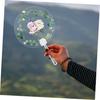 Toyvian 32 Pieces DIY Transparent Paper Portable Handheld DIY Graffiti Plastic Hand Plain Hand Graffiti Hand Fans Fans, Fans, Fans, Fans, Fans,