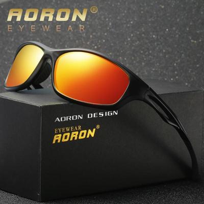 Occhiali da sole polarizzati con montatura in plastica Accessori per esterni Pesca Guida Ciclismo Occhiali sportivi Occhiali dal design classico antiriflesso UV400