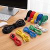 10M/Roll Double Side Hook and Loop Tape 10/12/14.5/20mm Green Garden Tape  Cable Management