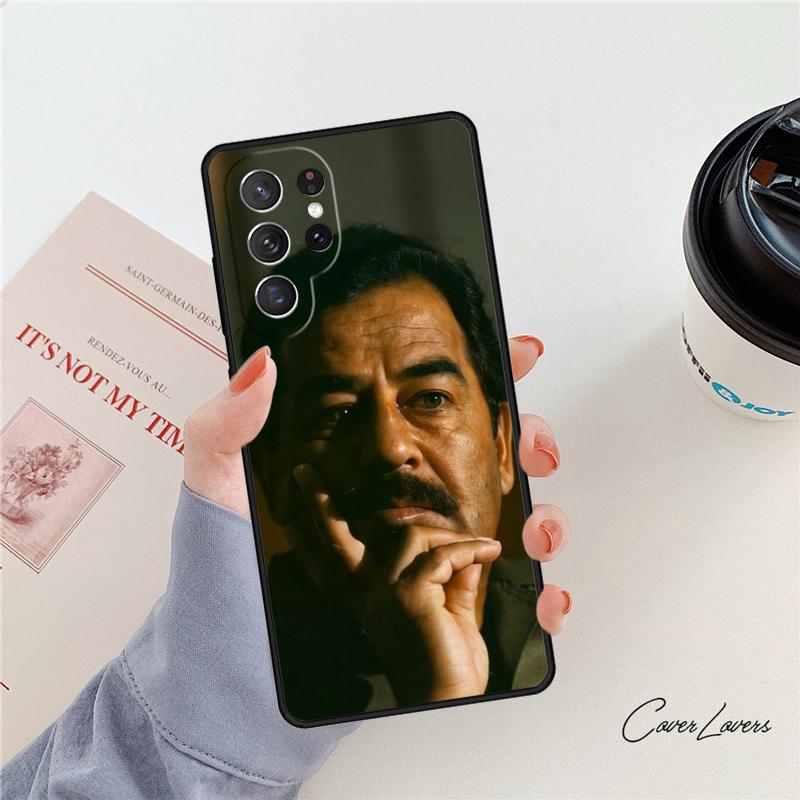 Saddam Hussein Iraq Arabic phone case For Samsung Galaxy S24 S25 S23 S22 Ultra Note 10 20 Plus S20 S21 FE Cover