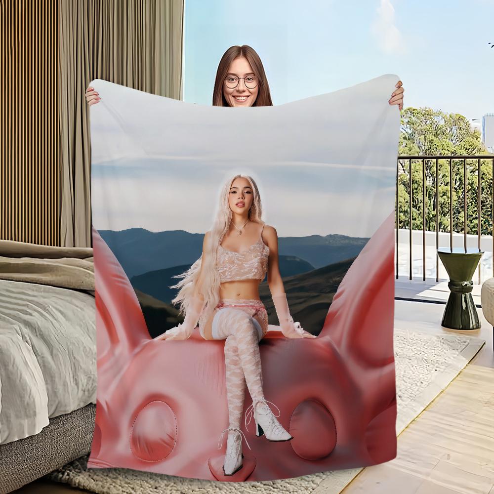 Singer Warm Soft Plush Nap Blankets Sofa k-Kenia for Living Room p-pink Office Bedroom Home A-aura Travel Kid Gift Os Flannel