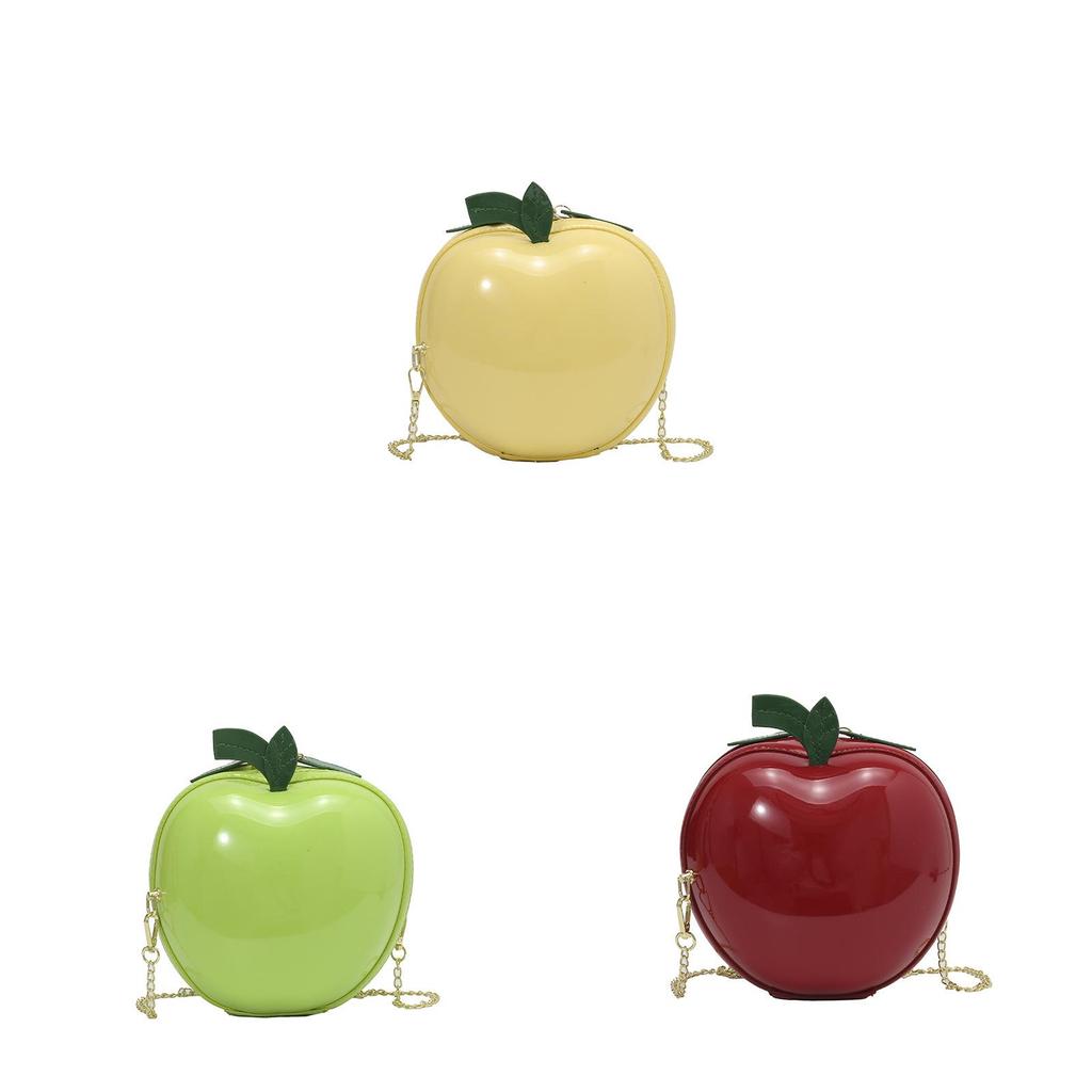 Fruit Mini Coin Purse With Zipper Closure For Daily Casual Wear