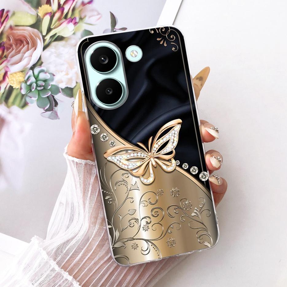 For Xiaomi Poco X8 Pro 5G Case Cute Cat Peacock Painted Cover Soft Slim Phone Case For Xiaomi Poco X8 Pro Max PocoX8 Pro 5G Bags
