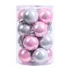 Kerstboombal Versieringen, Plastic Hangende Ballen met en Parelmoer, Diverse Maten 4/6/8/10, 4-16 Pak