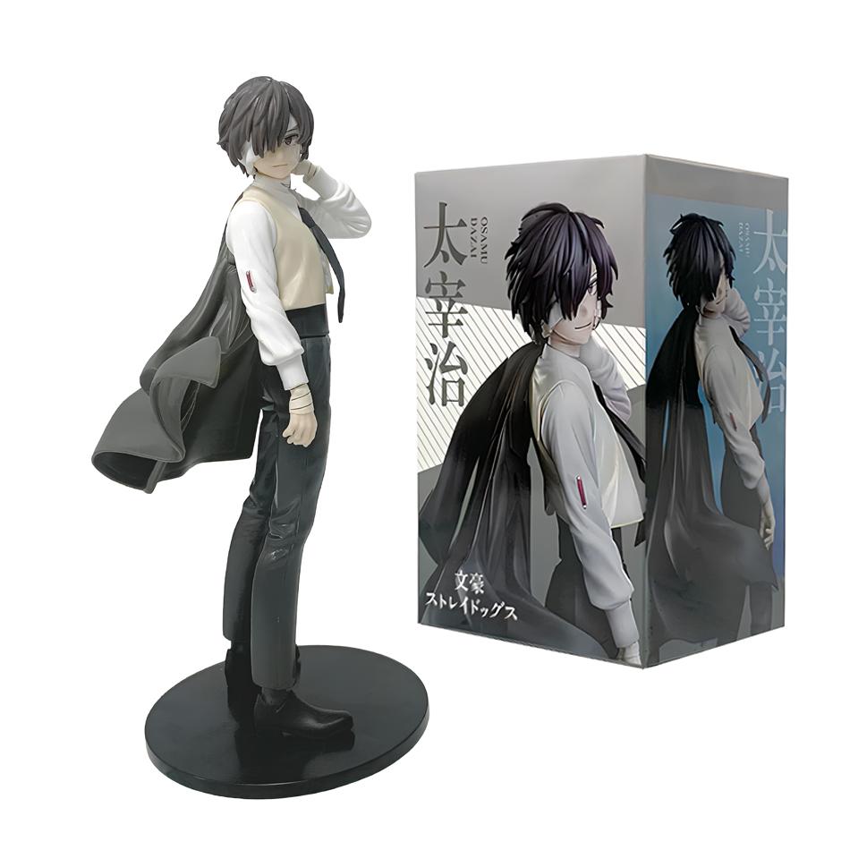 20cm Bungou Stray Dogs Nakahara Chuuya Anime Figürü Dazai Osamu Aksiyon Figürü Edogawa Rampo Figürü Koleksiyonluk Model Bebek Oyuncakları