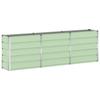 Plant Pot Green 240 X 40 X 75 Cm Steel