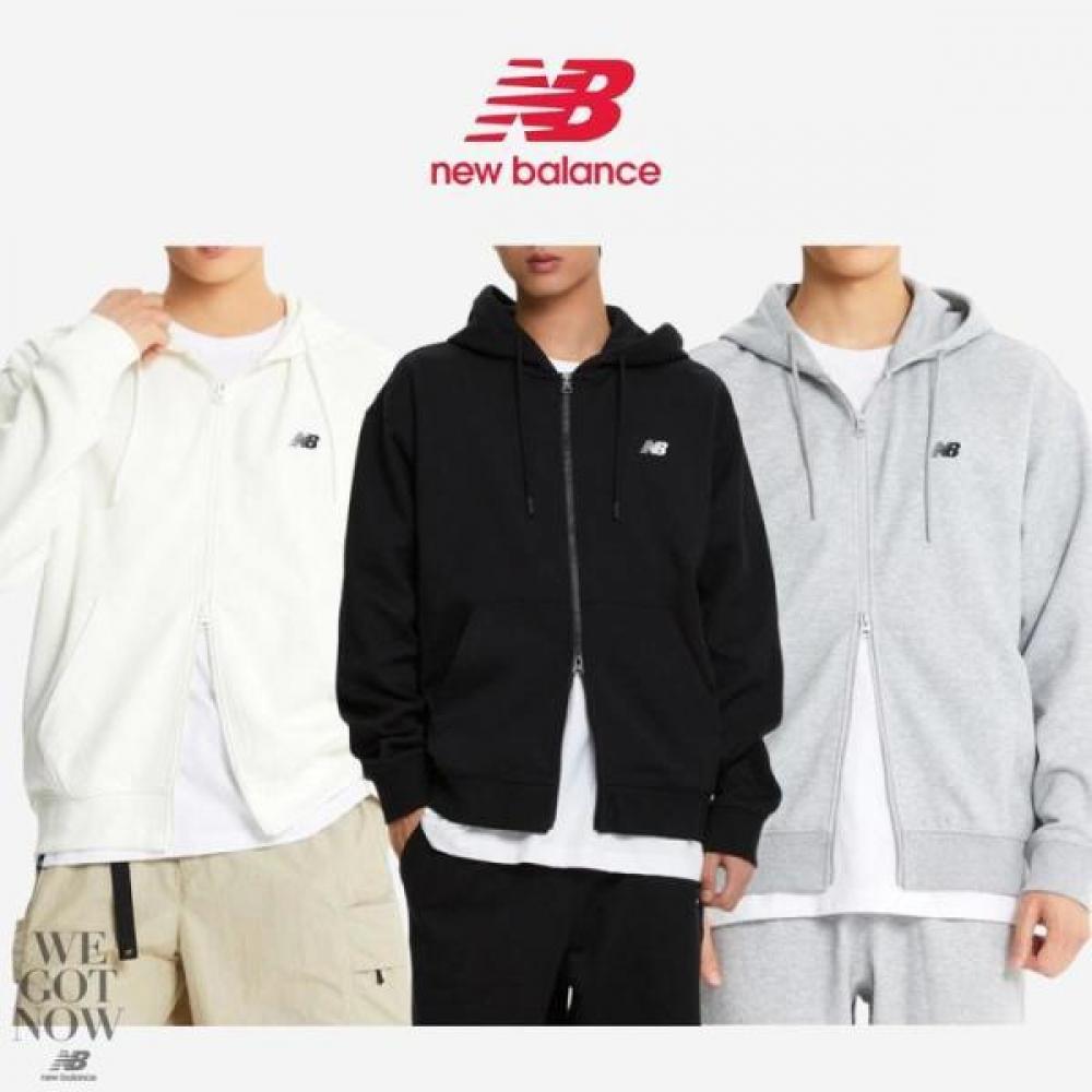 

New Balance Classic Zip Up Hoodie Nbmde41013 Ivory/105(XL)