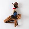 Adjustable Dog Riding Denim Clothing Novelty Cat Party Dressed Up Halloween Dog Clothes  Gift