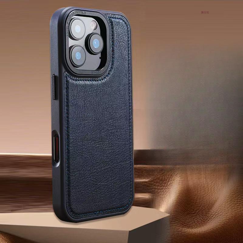 Applicable To Apple 16promax Phone Case, IPhone15 Anti-drop 14 Full Cover 13 Magnetic Attraction 12 Leather Case