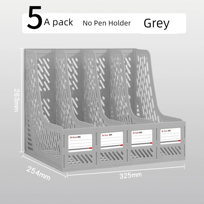 File Rack File Storage Box Storage Rack File Column File Box Office Desk Supplies File Shelf File Tray Desk Folder Surface Book Stand Book Stand File
