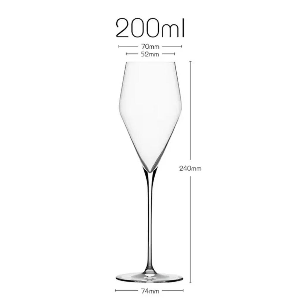 European Style Upscale Banquet Crystal Handmade Wine Glass, Extremely Thin Masterly Craft, Perfect Flawless Classic Goblet