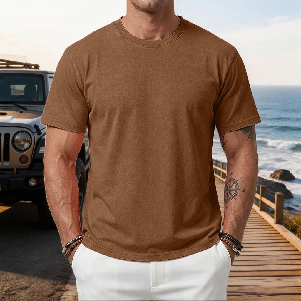Men's T-Shirts Oversized Unisex Baggy Tops Heavy Cotton T Shirts For Men Loose Fit Vintage Casual Streetwear Gym Tee