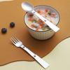 Łyżka lutownicza ze stali nierdzewnej 304 Kreatywna zastawa stołowa Outdoor Portable Three-Fold Spoon Fork Travel Folding Spoon Storage Box