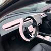 For Tesla Model 3 Highland Model Y Juniper 25 26 ABS Dashboard Cover Trim Air Outlet Panel Cover Sticker Car Interior Parts