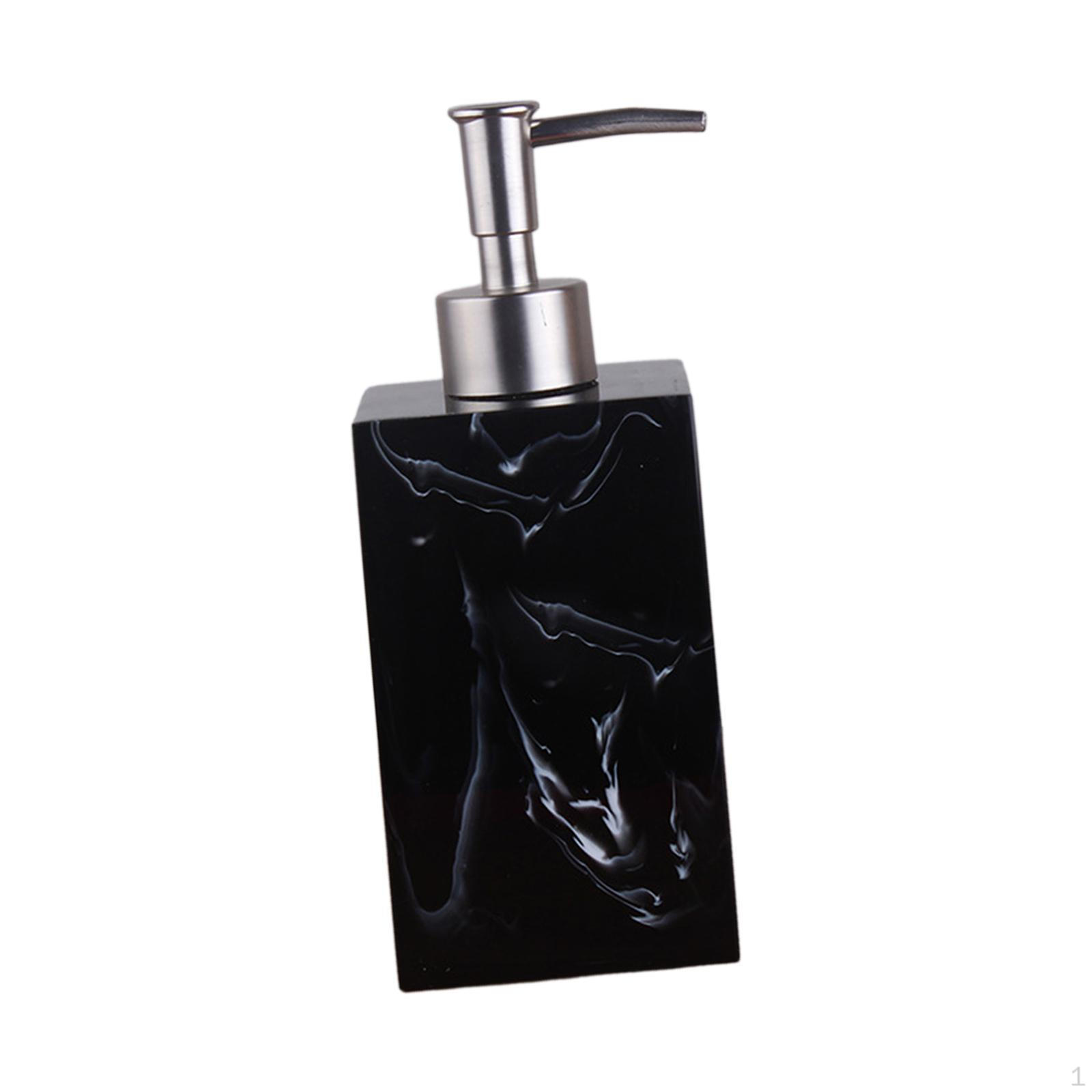 

Elegant Marble Soap Dispenser Set for Home And Bathroom чёрный