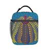 Yayoi Kusama Kürbis Ikonische Thermoisolierte Lunchtasche für die Arbeit Minimalistisch Wiederverwendbare Bento-Box Kühltasche Thermoisolierte Lunchboxen