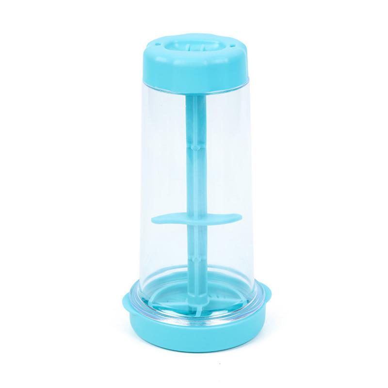 Rotierender Mehlsiebbecher Handgehaltener halbautomatischer Mehlmischer Haushaltsbackwerkzeuge Kunststoff-Mehlsieb Küchenhelfer