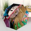 1 PC Automatic Folding Umbrella - Takopi'S Original Sin Pattern Portable Foldable Design With 8 Ribs Christmas Birthday Gifts