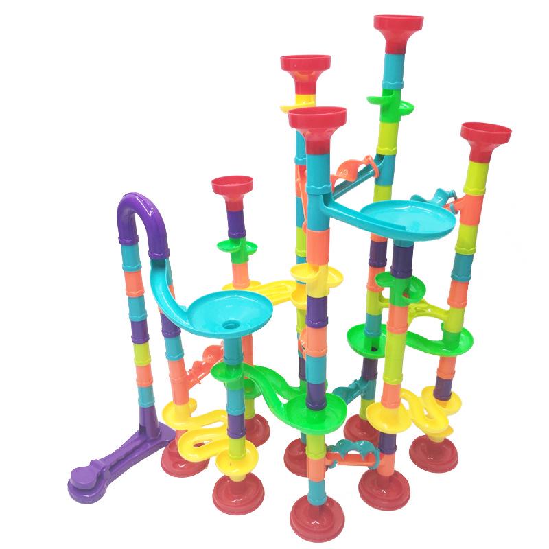 Early Childhood Maze Ball Track & Building Blocks Toy Set