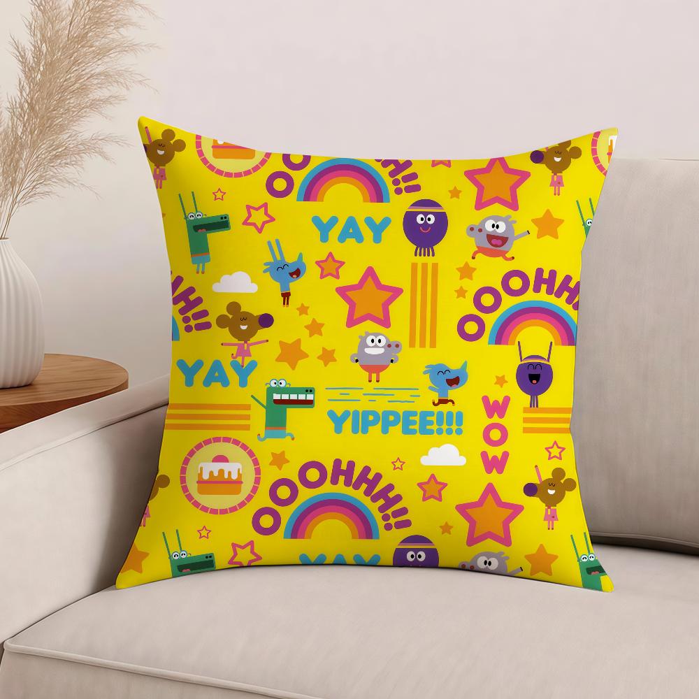 Cartoon H-Hey D-Duggee Pillow Case Office Cushions Suitable For Sofa Car Bedroom Decorative Cushion Cover 30cm x 30cm