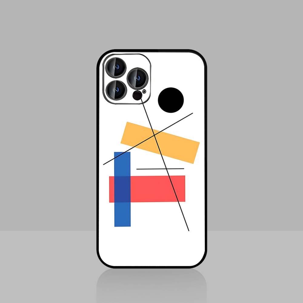 P-Patron Abstracto Piet Phone Case For IPhone 17/16/15/13/14 Pro Max/ 11Plus/X/Xr/Xs Max/12mini