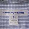 COMME des GARCONS Made in France check Long sleeve Cotton shirt XS Blue Men's Used