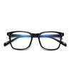 Rivet Big Square Myopic Glasses Women Men TR90 Frame Minus Lens Prescription Spectacle Diopter 0 -0.5 -0.75 -1.0 To -6.0