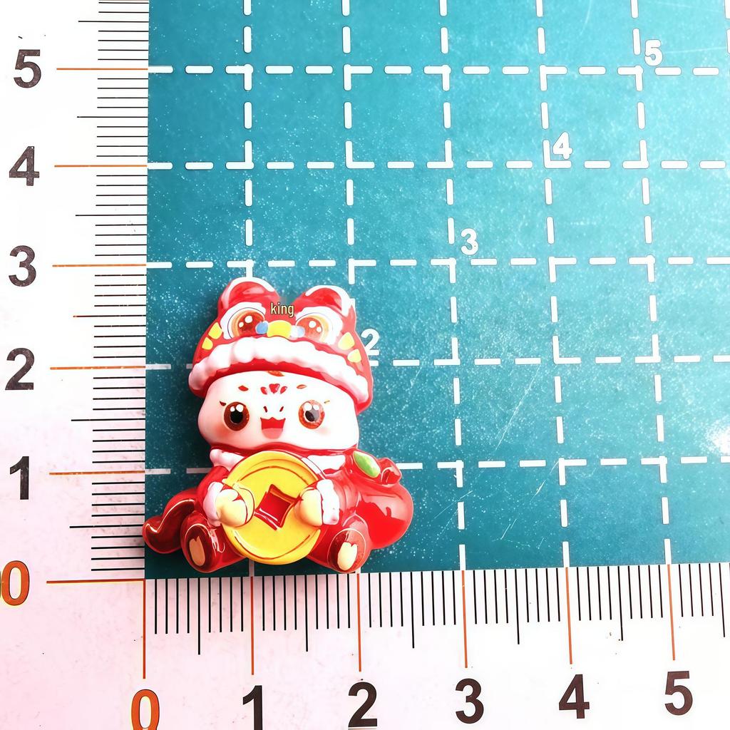 2025 Star Keychain & DIY Hair Accessories - Cartoon Dragon Baby Drip Oil Hair Ties & Resin Charms