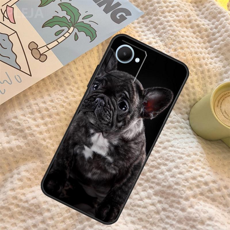 French Bulldog Dog Case For Realme C71 C75 C61 C53 C55 C33 C63 C51 C65 C67 11 12 13 14 Pro Plus GT6 GT7 15 Pro