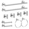 Cmaos 304 Stainless Steel Bathroom Hardware 10-Piece Set