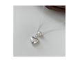 Korean Style Sweetheart Pearl Clavicle Necklace - Trendy Simple Peach Heart Design