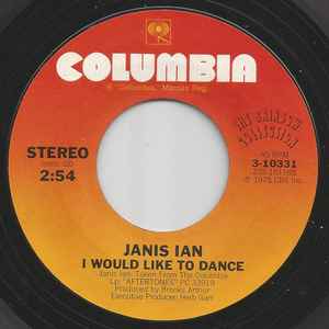 

7inch Record JANIS IAN - I Would LIke To Dance 310331 Columbia 1976 US Rock Used