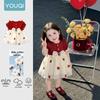 Youqi Baby 2026 Summer Red Cherry Princess Dress for Photoshoots