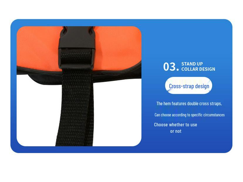 Adult High Visibility Reflective Life Jacket for Marine Rescue and Outdoor Work
