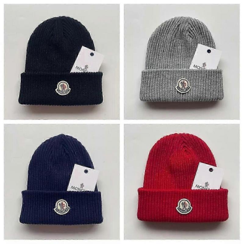 (Black)Unisex Knitted Hat Womens Beanie Christmas Gift Ribbed Mens Sports Stretchy